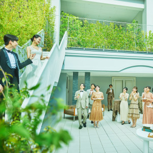 屋内外がボーダレスに繋がる、開放的なウェディング空間|室町ギャラリーハウスの写真(50810775)