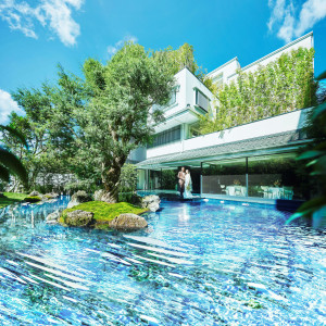 街中の喧騒を忘れる、美しい庭園を抱くウェディング空間|室町ギャラリーハウスの写真(50601995)
