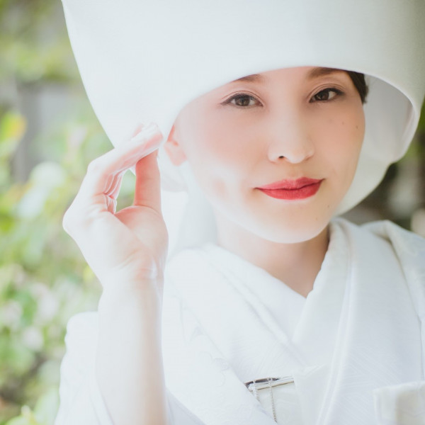 白無垢での挙式は日本人の様式美