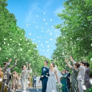 【お盆限定150万優待】青空&新緑のガーデン◎貸切空間*花嫁体験