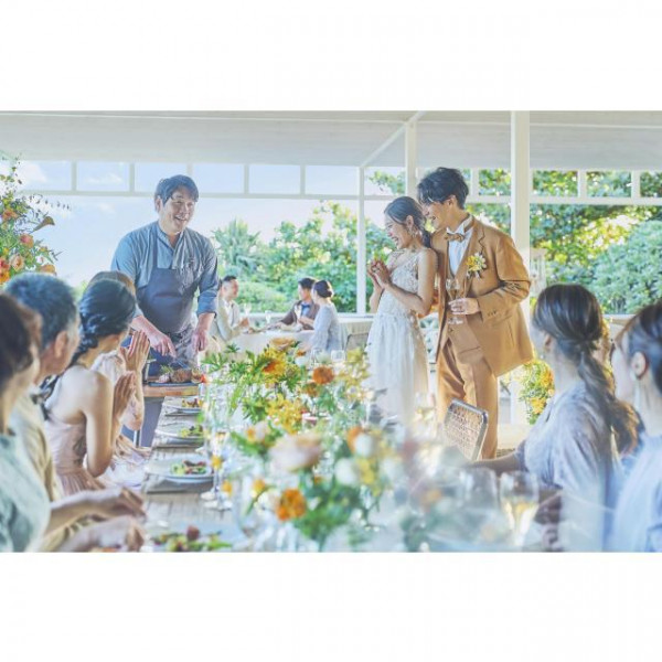 ゲストへのおもてなしもしっかり。宮古島でしか食べれない婚礼メニュー♪