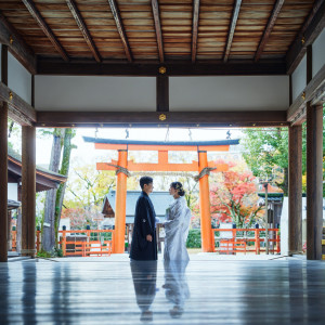 橋殿から二ノ鳥居を望む|上賀茂神社の写真(33376228)