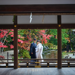 日本建築の美しさと自然が融合した境内|上賀茂神社の写真(33376276)