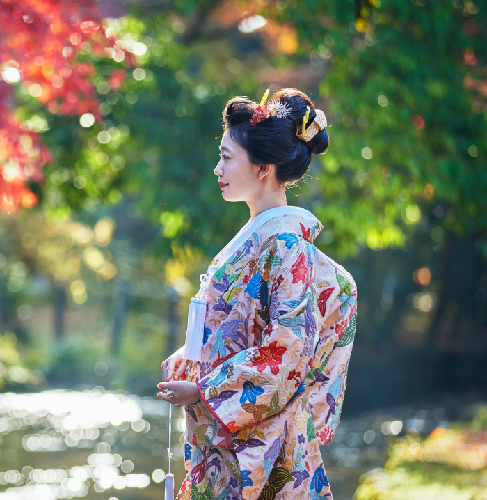 京都ならではの豊富な衣裳の数々