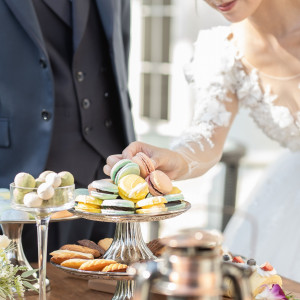 二人の好きなデザートを取り入れたビュッフェも♪|クラブ ドゥ クレール迎賓館の写真(55369917)