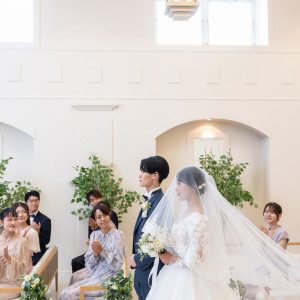 大切なゲストから「おめでとう」の祝福が届く|クラブ ドゥ クレール迎賓館の写真(55369737)