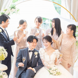 《*水と緑が輝くチャペル体験*》少人数婚相談×絶品試食付き