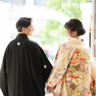 会場内はお洒落なスペースが多くて和装でも様々なシーンで残せるのが◎