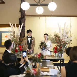 会場装飾一例|茶寮一松（登録有形文化財）の写真(34010798)