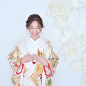 結婚式前に和装撮影も可能です、ゆったり思い出に残る写真を残せます|茶寮一松（登録有形文化財）の写真(34010876)