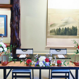 会場装飾一例|茶寮一松（登録有形文化財）の写真(34010802)