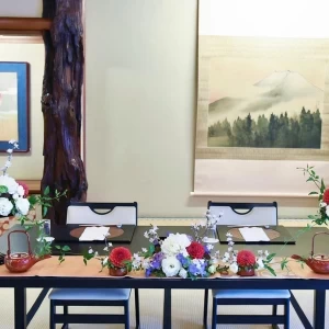 会場装飾一例|茶寮一松（登録有形文化財）の写真(34010802)
