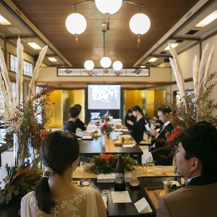 会場装飾一例|茶寮一松（登録有形文化財）の写真(34010799)
