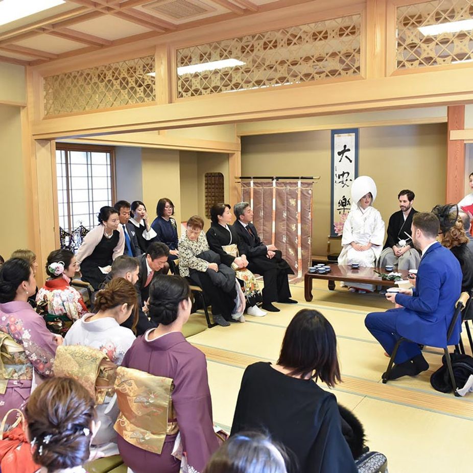 【先輩カップル挙式シーン】浅草神社|茶寮一松（登録有形文化財）の写真(34010478)