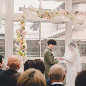 フラワーアーチ|pecorino wedding（ペコリーノウェディング）の写真(53409286)