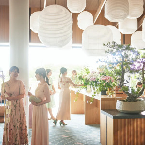 全館貸切なので待合もおふたりらしくコーディネート|AMANDAN AISLE ～アマンダンアイル～の写真(56960224)