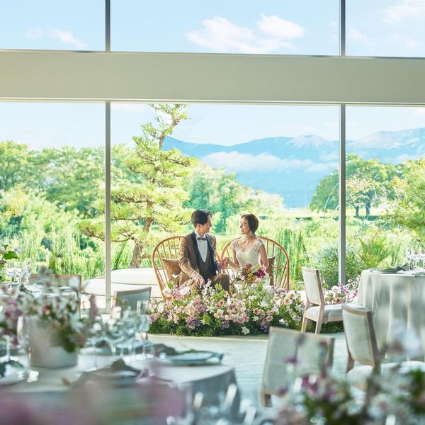 豊かな自然が花嫁のナチュラルな魅力を引き出すパーティ会場|AMANDAN AISLE ～アマンダンアイル～の写真(56961919)