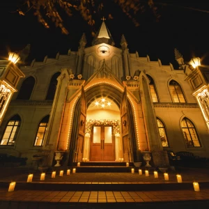 ナイトウエディング|白水台聖アンナ教会の写真(36975710)