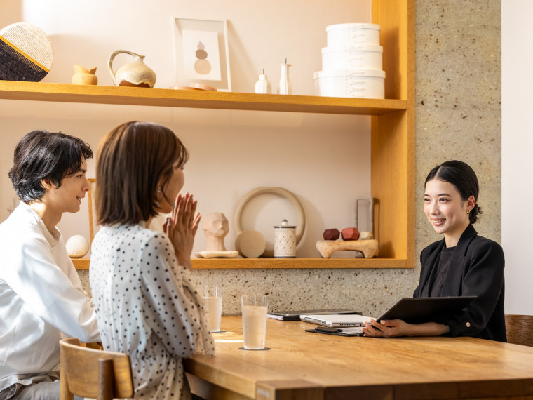 会場見学から当日まで一貫して同じプランナーがご案内します!