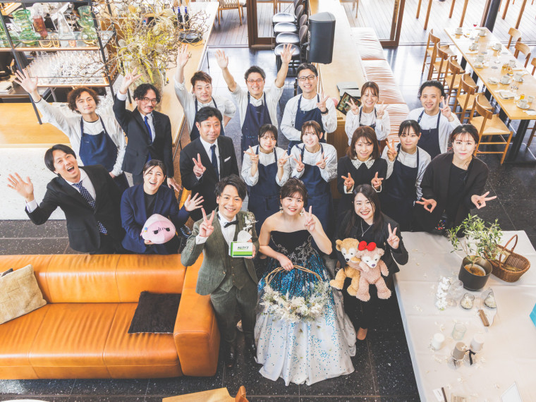 会場見学から当日まで一貫して同じプランナーがご案内します！