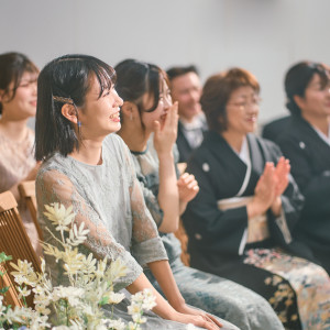 緊張しすぎずアットホームな挙式が叶います|TERASU TAMAHIME（テラスタマヒメ）の写真(38675712)