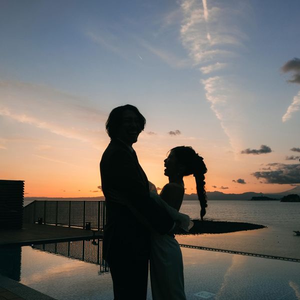 サンセットタイムはお昼とは一味違うロマンチックなお写真も|THE HARBOR TERRACE(ザ ハーバー テラス)の写真(63020355)