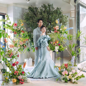 オリジナルドレスから、提携ドレスショップも5店舗ご案内