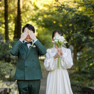 おふたりの好みに合わせて予算やデザインから選べるのもうれしい！