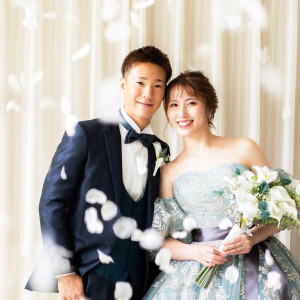 結婚式場なのに、スタジオ感覚でフォトウエディングが楽しめる♡