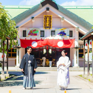 One＆Onlyから徒歩3分の善知鳥神社での挙式も叶えられます|One＆Onlyの写真(51698438)