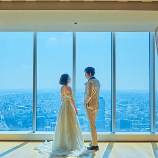 【挙式料/衣装など豪華130万特典】地上200mの絶景パーティー体験