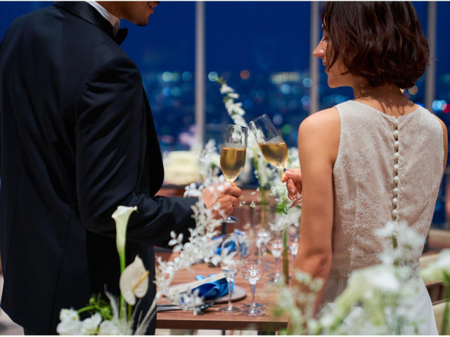 【1組貸切レストラン】×【名駅直結】の好立地で眺望と美食のおもてなし