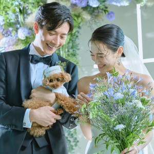 愛犬も結婚式に参加ができるほか、
「ドッグステイプログラム」を利用して一緒に宿泊することも可能。|ザ・ペニンシュラ東京の写真(43070052)