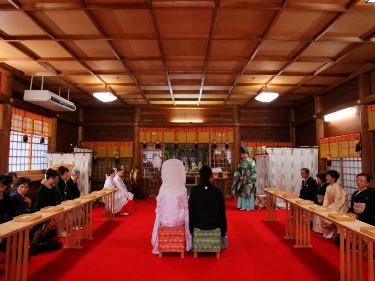 提携神社での神前式も可能