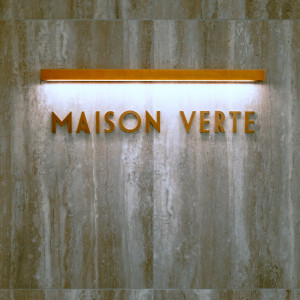 MAISON VERTEのロゴがお出迎え|MAISON VERTEの写真(48584020)