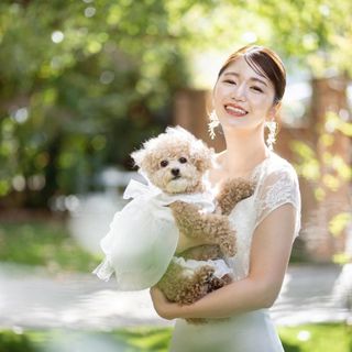 大切なペットと一緒に【 貸切×ガーデン邸宅 】ペット婚を満喫