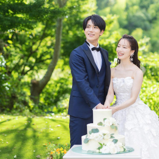 アフターセレモニーや演出も緑に囲まれて叶えられる