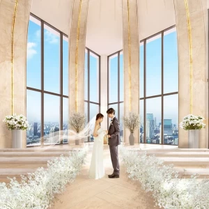 【月1◇15大特典】絶景チャペル×建築｜星付★フォアグラ7品試食