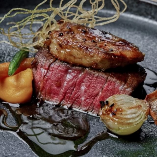 ≪人気NO.1◇国産牛×フォアグラ豪華7品試食≫140万優待×絶景