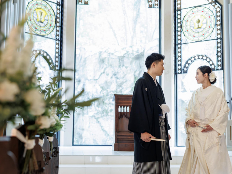 憧れの和装で、心に残る結婚式が挙げられる♪