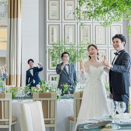 《1⽇花嫁体験》100万円優待◆ガラスチャペル×パーティ演出体験