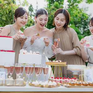 ガーデンパーティや好きなアイテムを使ってゲストの皆様と楽しいひとときを|アネーリ長岡の写真(53336318)