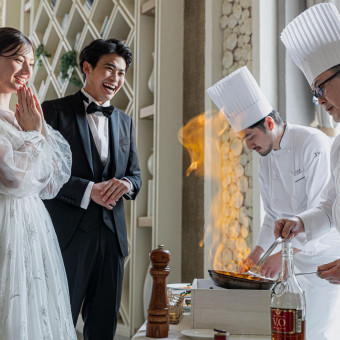 シェフのこだわりとゲストをもてなす美の追究をお楽しみください