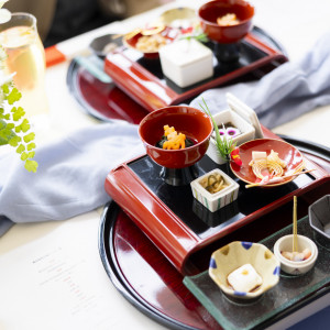 沖縄県産食材を使用した琉球×洋のコース料理|瀬長島ホテルウエディングの写真(50049739)