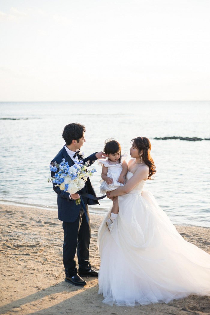 空港すぐ側なのでマタニティ、お子様ご一緒のフォトウエディングもご負担なくご案内