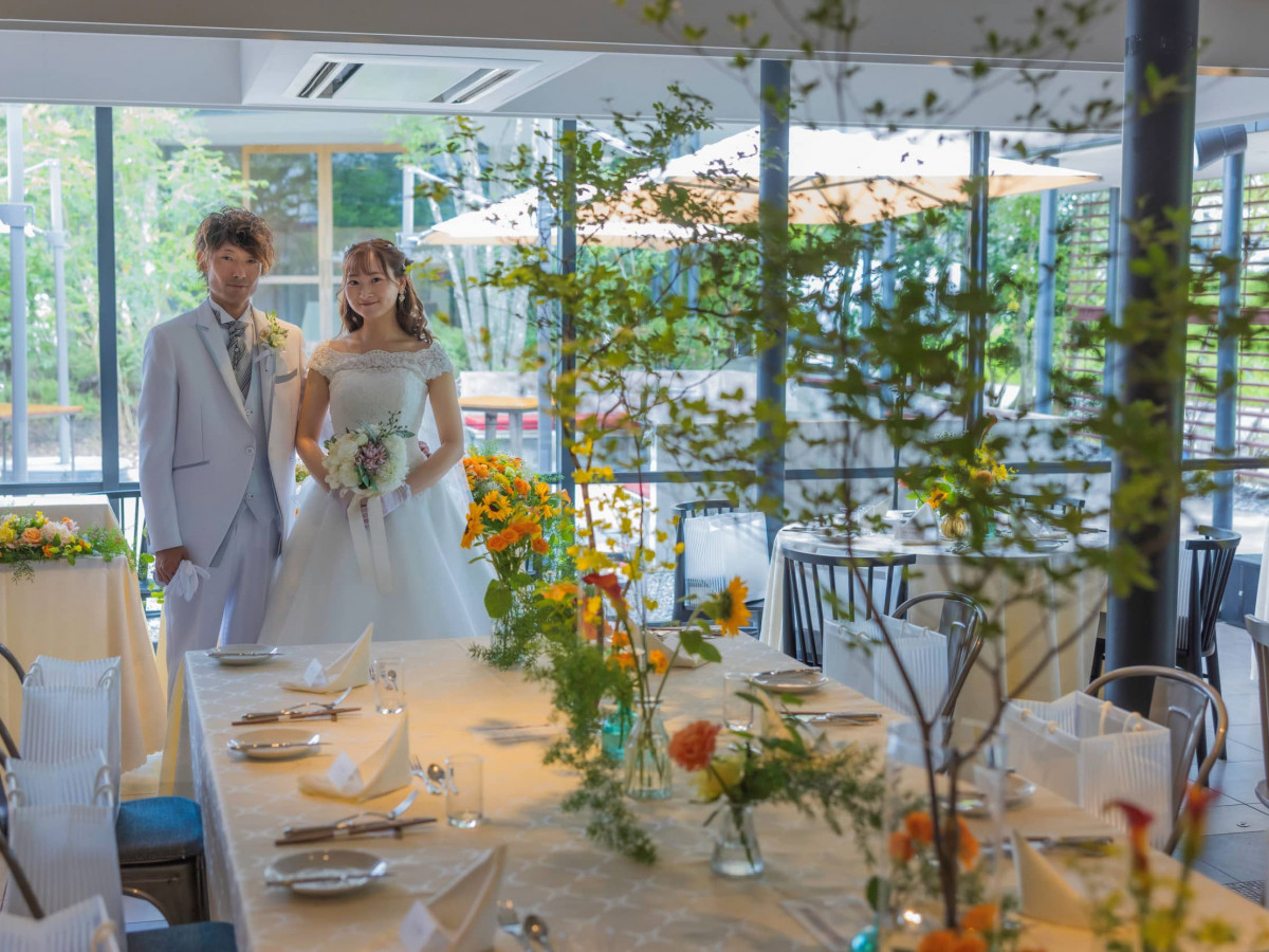  料理でつながる
心あたたまるカジュアルな結婚式