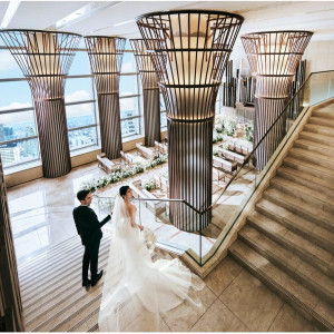 《美景×美食×美音*東京唯一の階段入場チャペル》和牛4万試食