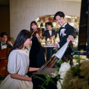 音楽に心ほどけ 料理に会話が弾む…記憶に残るふたりらしい一日|NELU　高麗橋の写真(50321342)