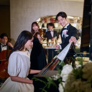 音楽に心ほどけ 料理に会話が弾む…記憶に残るふたりらしい一日|NELU　高麗橋の写真(50321342)