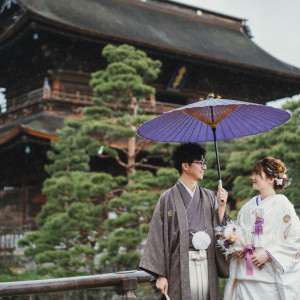 大勧進の門では、国宝善光寺と一緒に撮影が叶います|善光寺 大勧進の写真(48211589)